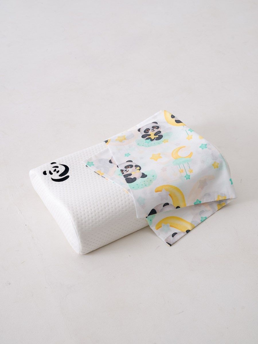 снимок Детская подушка с эффектом памяти волна PandaHug - KIDS 50*30*8/11 от магазина BIO-TEXTILES ОПТ