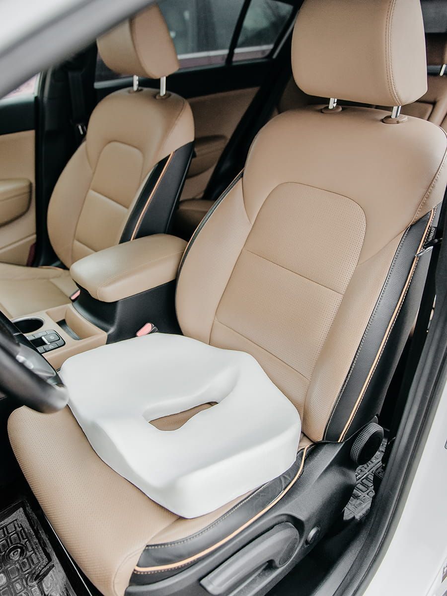 снимок Подушка на сиденье "ДИНАМИКА" с эффектом памяти от магазина BIO-TEXTILES ОПТ