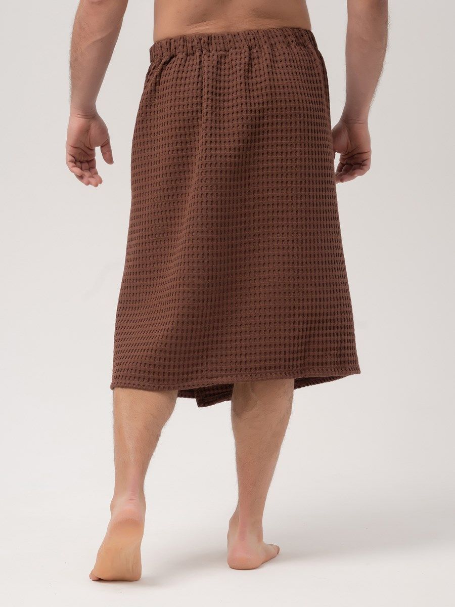 снимок Килт вафельный PandaHug Orlando шоколадный от магазина BIO-TEXTILES ОПТ