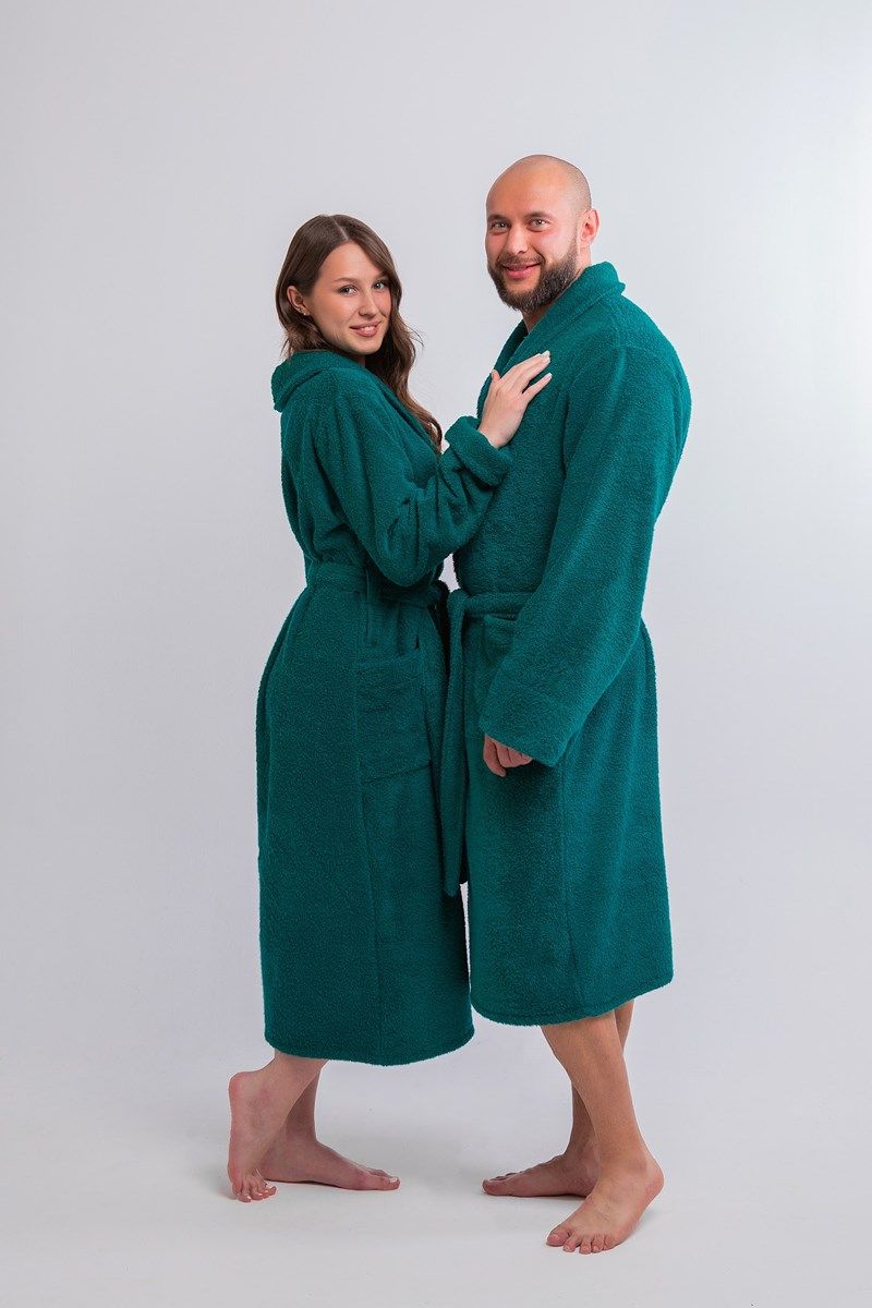 снимок Халат махровый женский изумруд от магазина BIO-TEXTILES ОПТ