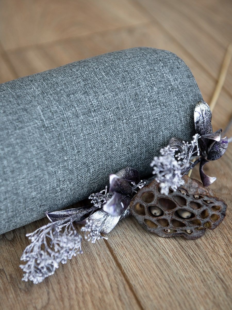 снимок Валик для йоги серый от магазина BIO-TEXTILES ОПТ