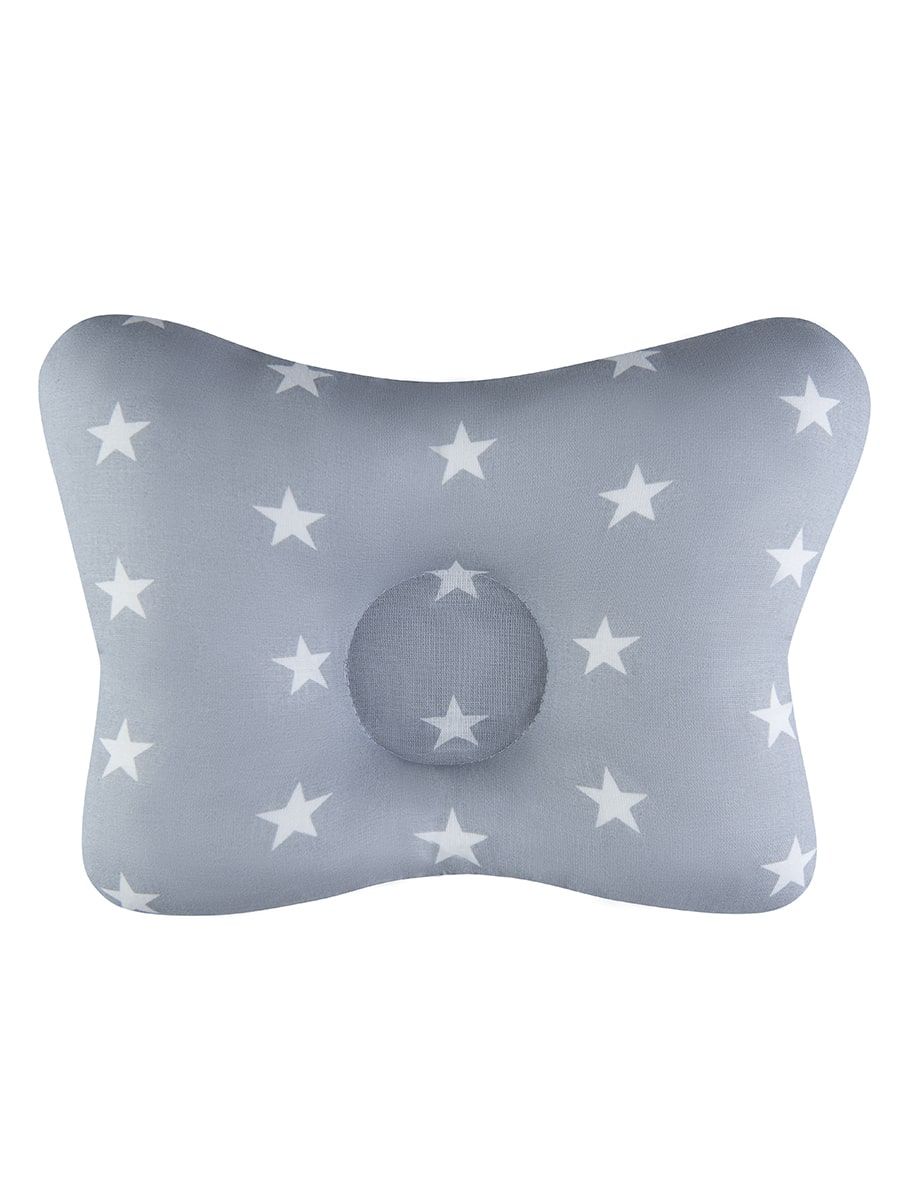 снимок Подушка малютка "Белые звезды на голубом" от магазина BIO-TEXTILES ОПТ