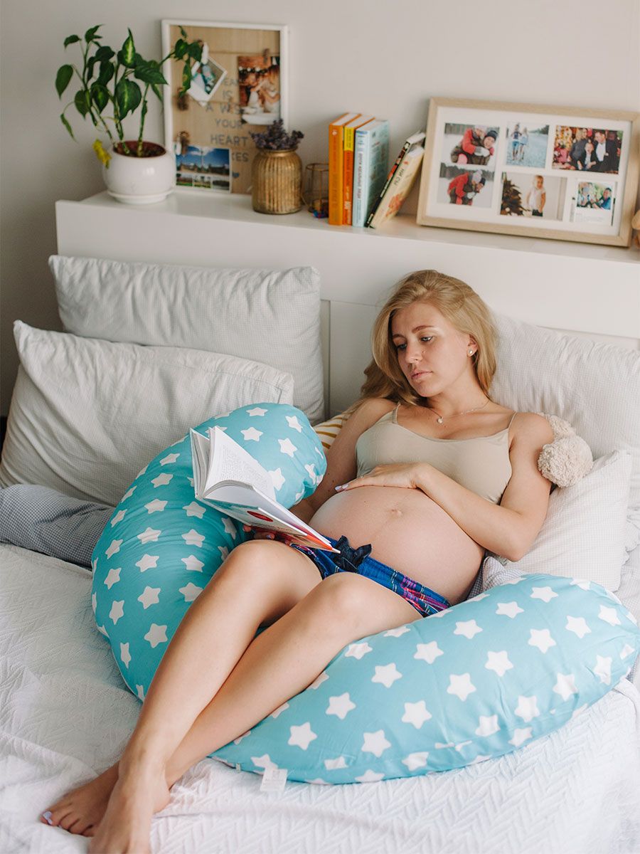 снимок Подушка для беременных "Бумеранг" от магазина BIO-TEXTILES ОПТ