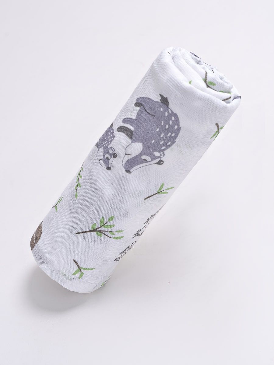 снимок Пеленка из муслина "В лесу" от магазина BIO-TEXTILES ОПТ