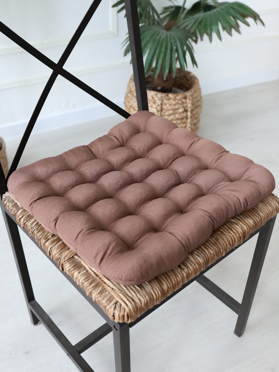 снимок Био-подушка на стул коричневая от магазина BIO-TEXTILES ОПТ