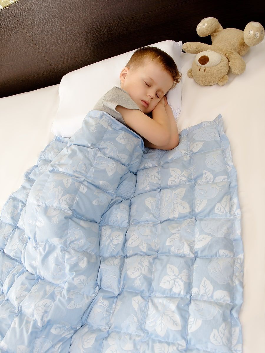 снимок Детское утяжеленное одеяло с лузгой гречихи от магазина BIO-TEXTILES ОПТ