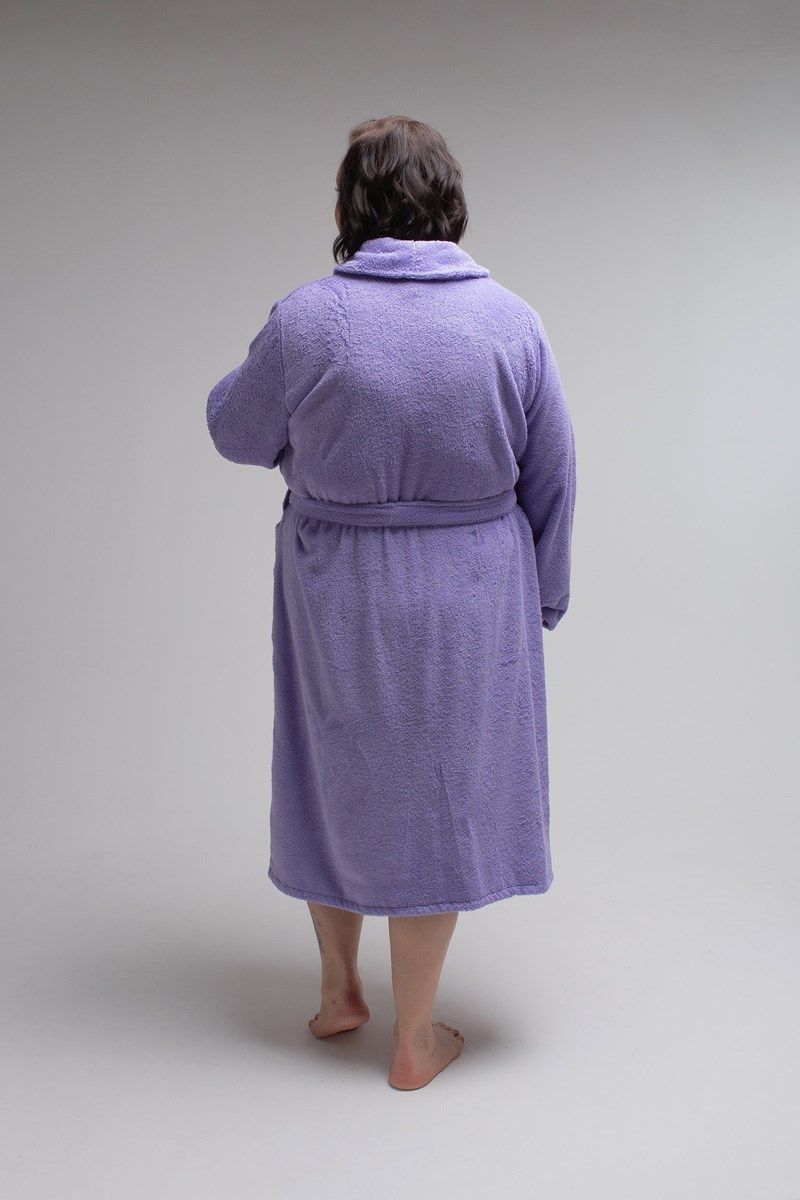 снимок Халат махровый сиреневый 60-62, 64-66 от магазина BIO-TEXTILES ОПТ