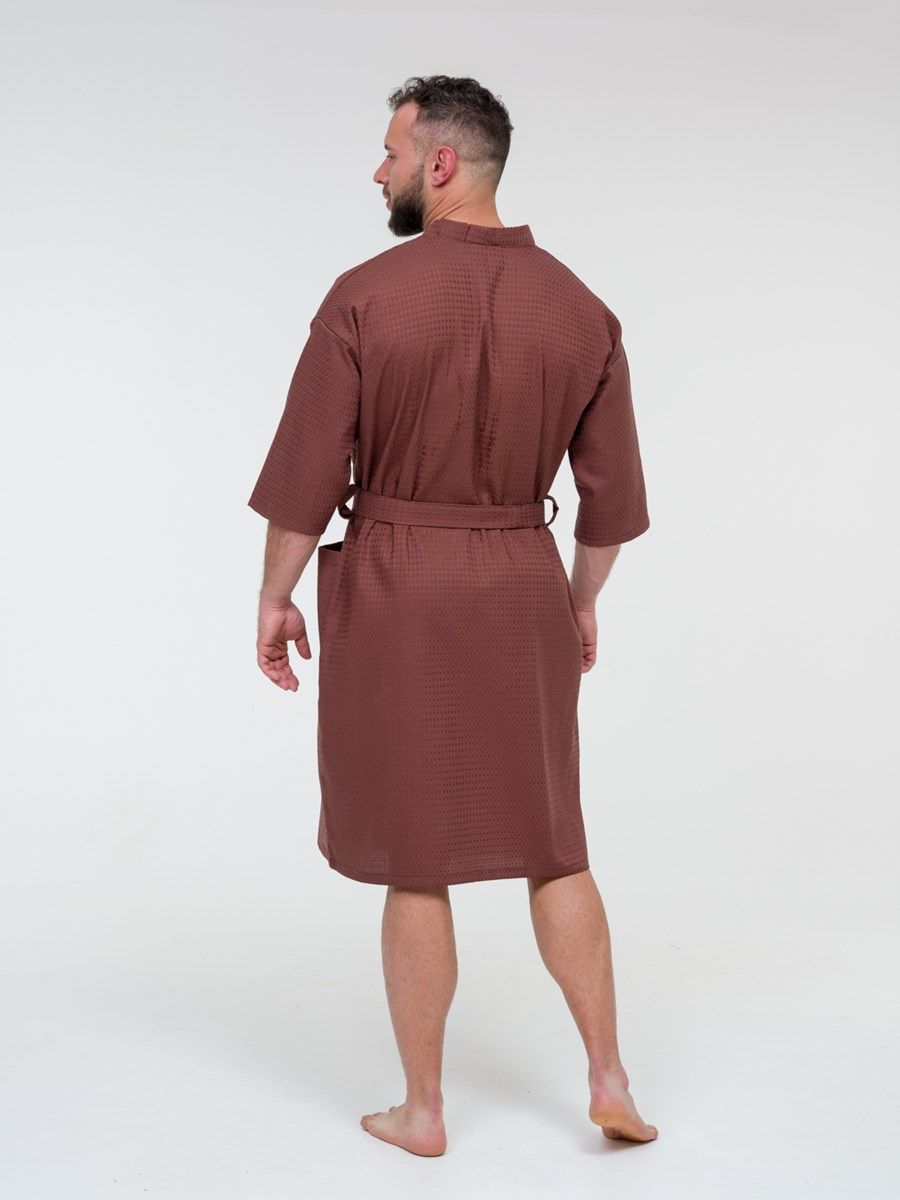 снимок Халат вафельный шоколадный от магазина BIO-TEXTILES ОПТ