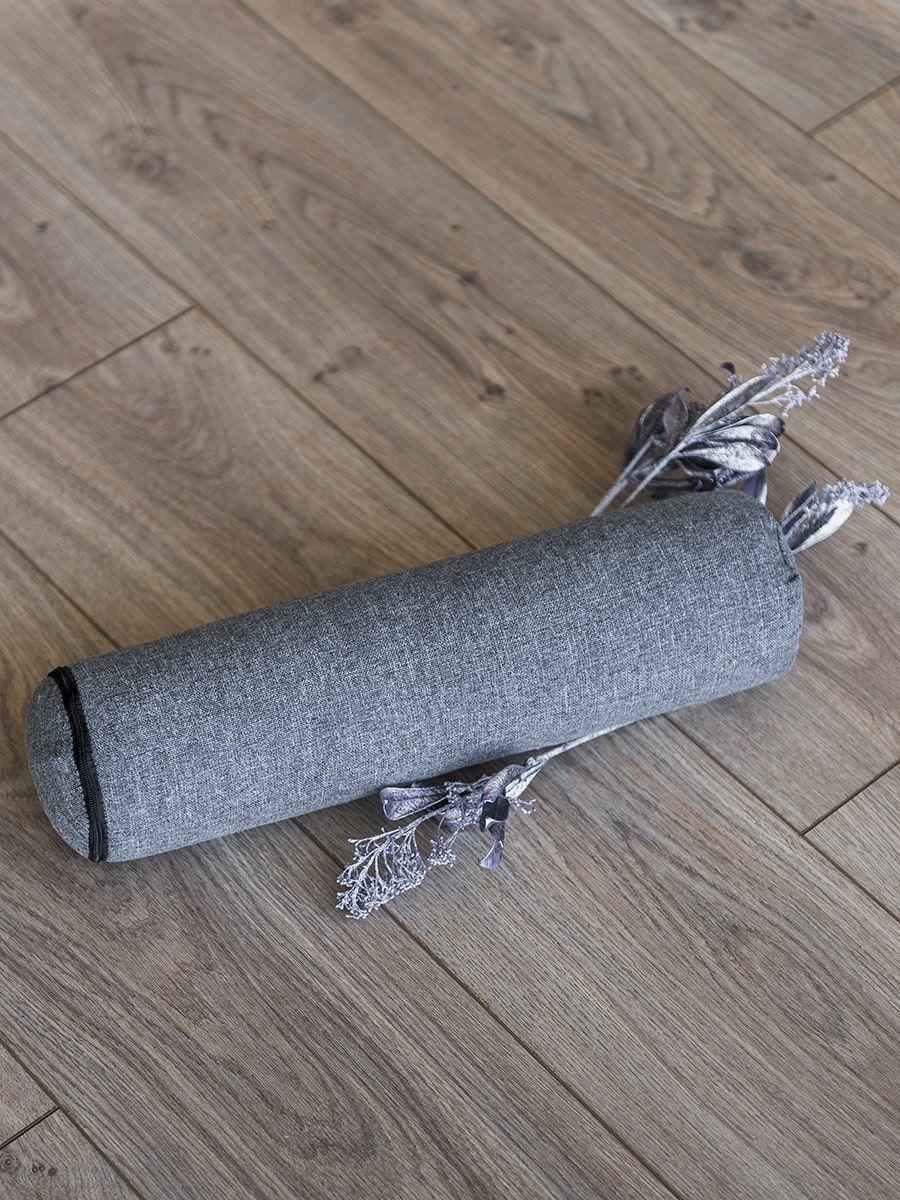 снимок Валик для йоги серый от магазина BIO-TEXTILES ОПТ