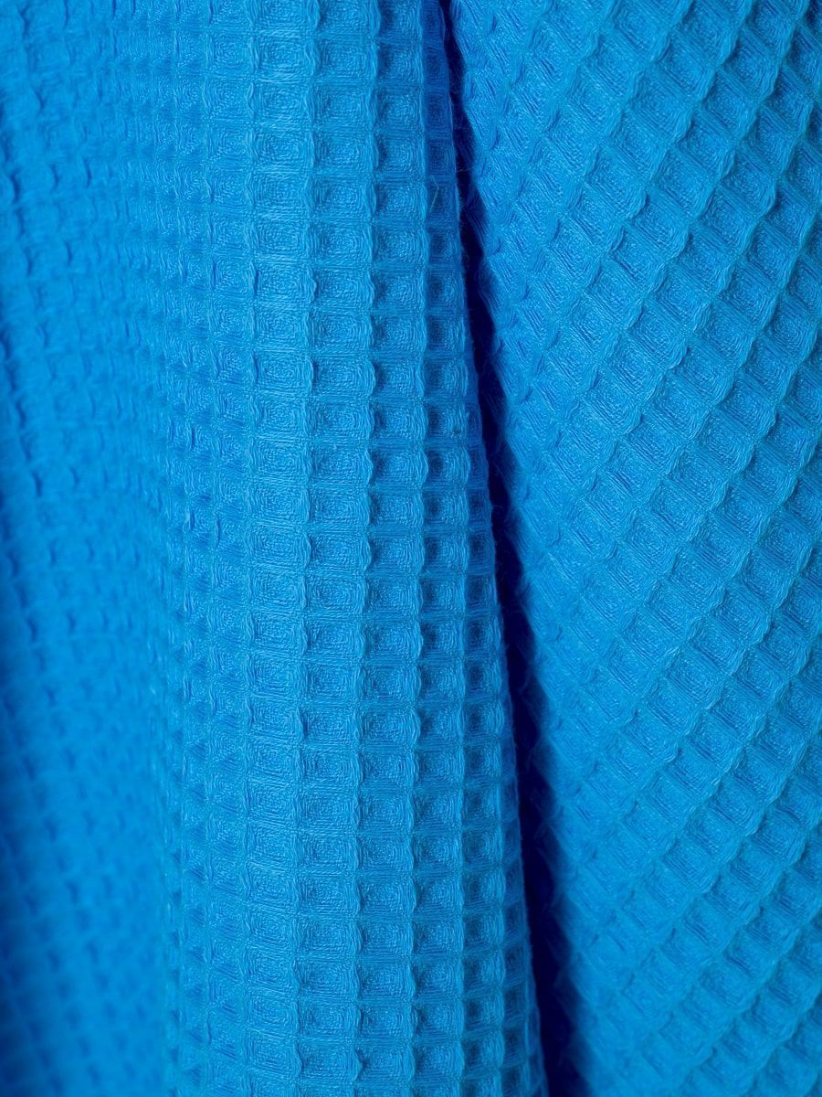 снимок Полотенце вафельное голубое 100х150 от магазина BIO-TEXTILES ОПТ