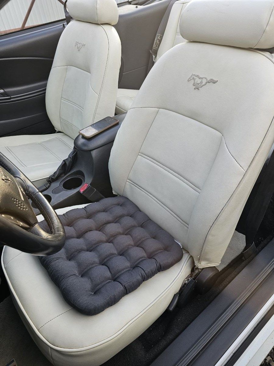 снимок Подушка автомобильная на сиденье "АВТО-БИО" черная 40*40 от магазина BIO-TEXTILES ОПТ