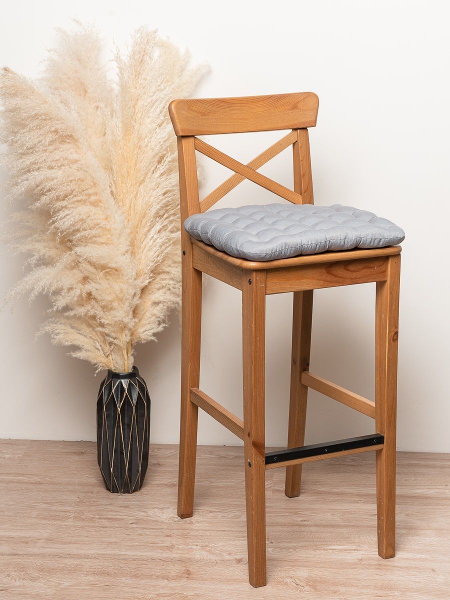 снимок Био-подушка на стул светло-серая от магазина BIO-TEXTILES ОПТ