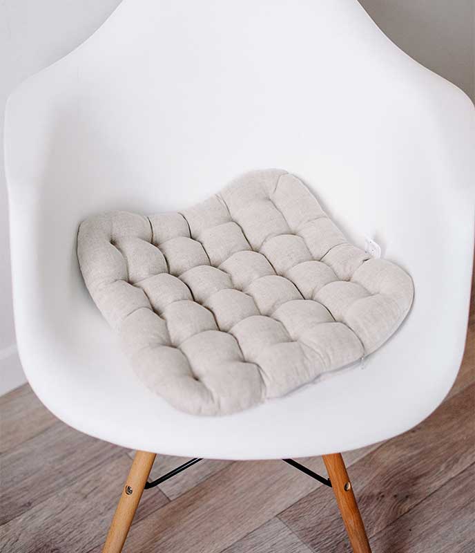 снимок Подушка на стул "БИО NATUREL" от магазина BIO-TEXTILES ОПТ