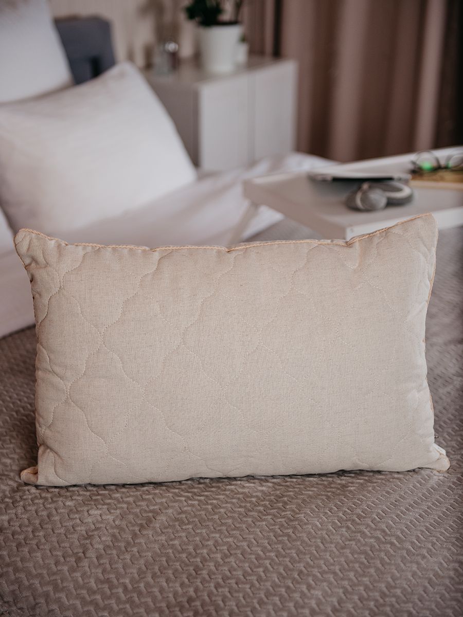 снимок Подушка "Полезный сон" с лузгой гречихи от магазина BIO-TEXTILES ОПТ