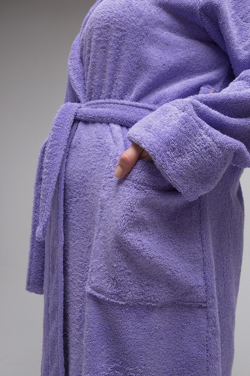 снимок Халат махровый сиреневый 60-62, 64-66 от магазина BIO-TEXTILES ОПТ