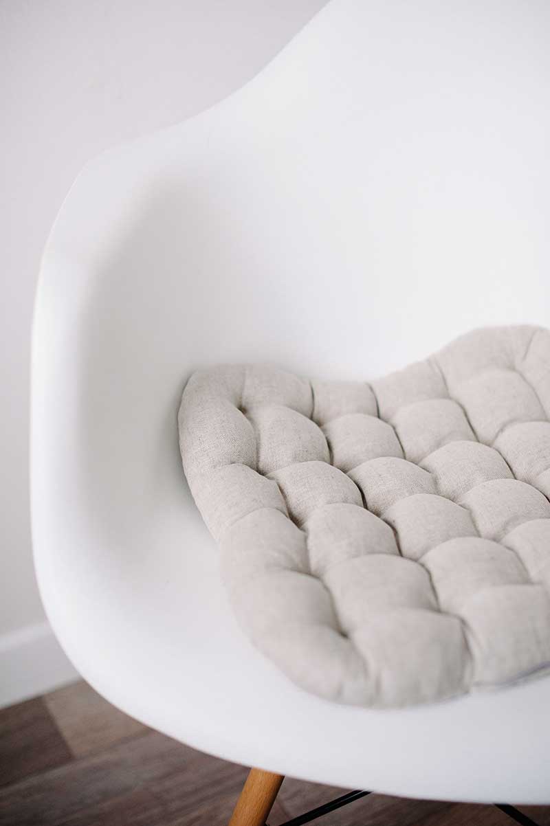 снимок Подушка на стул "БИО NATUREL" от магазина BIO-TEXTILES ОПТ